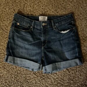 Levi's Dark Blue Jean Shorts